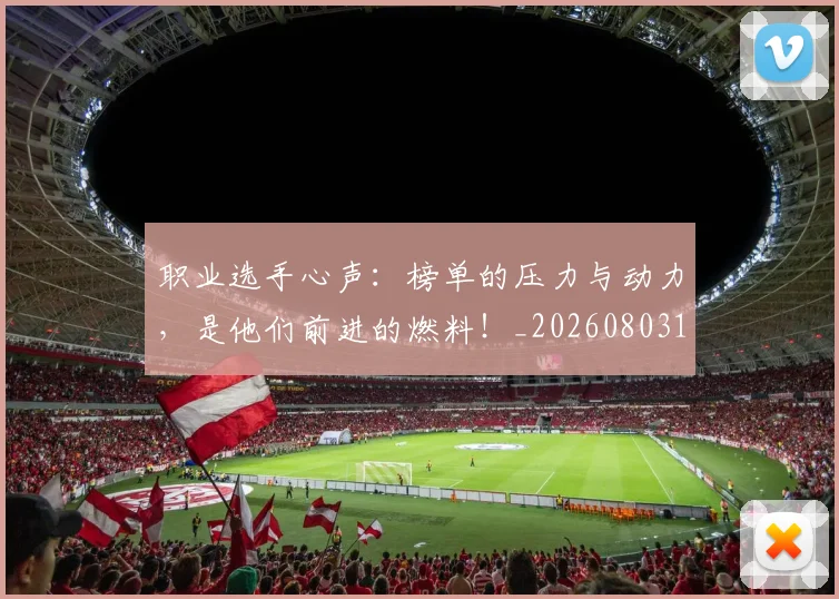 职业选手心声:榜单的压力与动力,是他们前进的燃料!_20260803143902